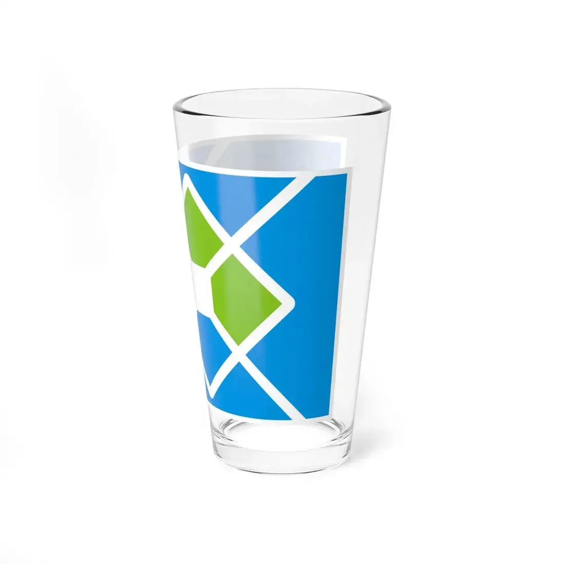 Bandera de La Plata (Argentina) Pint Glass 16oz - Go Mug Yourself