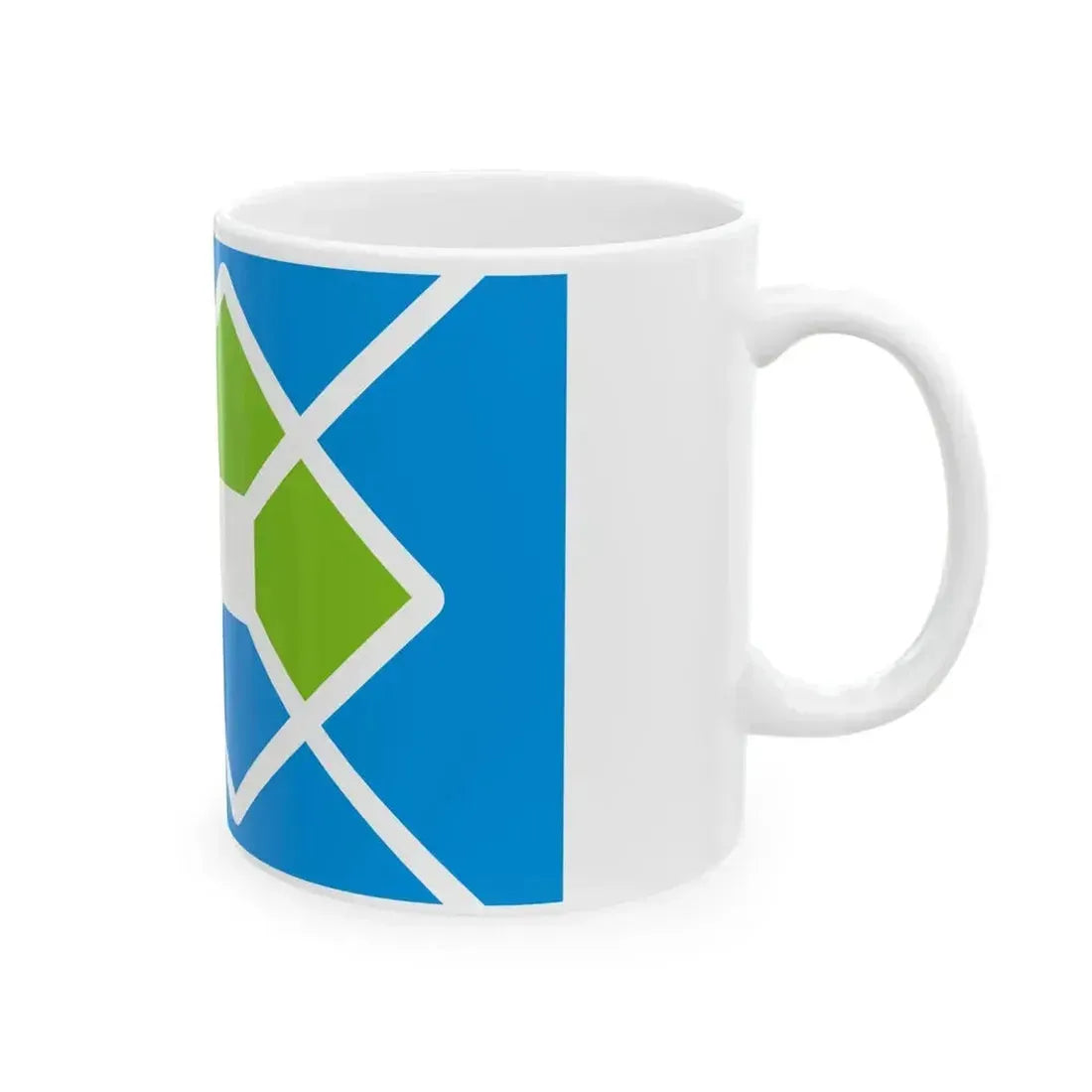 Bandera de La Plata (Argentina) White Coffee Mug - Go Mug Yourself