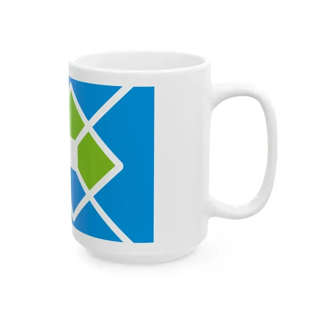 Bandera de La Plata (Argentina) White Coffee Mug - Go Mug Yourself