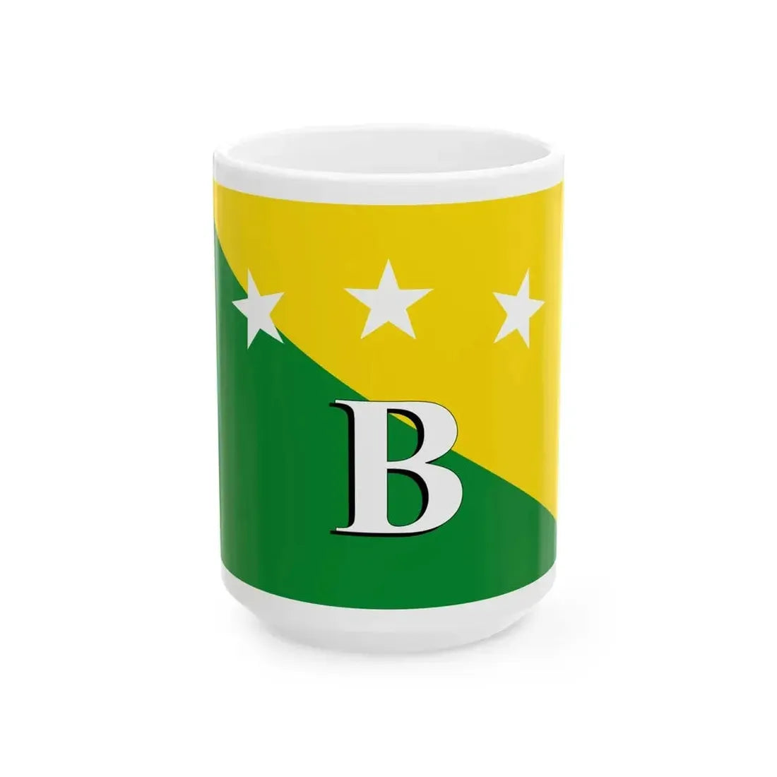 Bandera de la Provincia de Bocas del Toro (Panama) White Coffee Mug 15oz - Go Mug Yourself