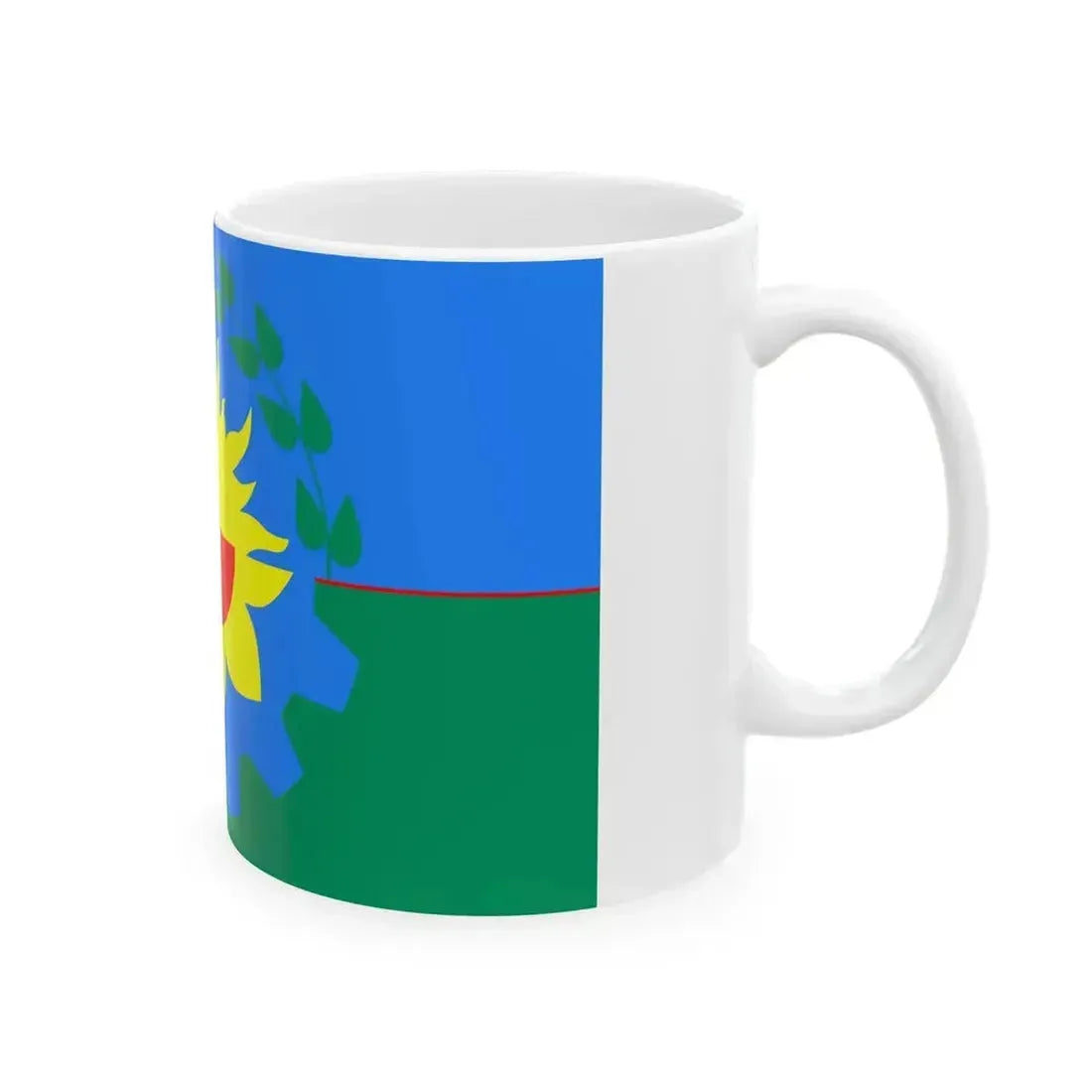 Bandera de la Provincia de Buenos Aires 3 (Argentina) White Coffee Mug - Go Mug Yourself