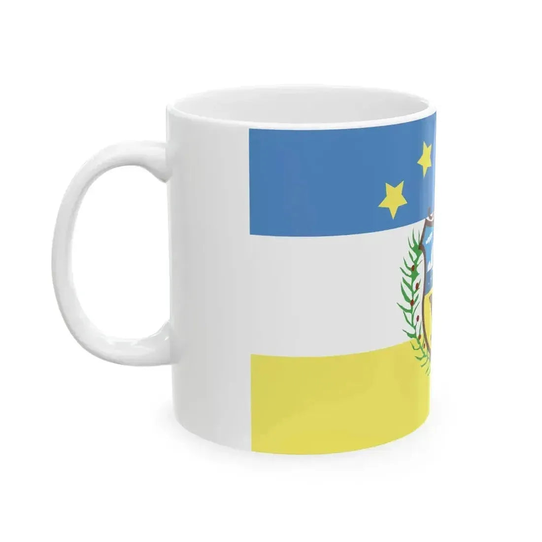 Bandera de la Provincia de Colon-Panama (Panama) White Coffee Mug - Go Mug Yourself