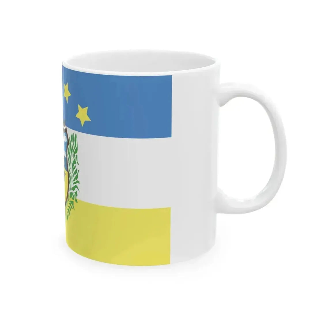 Bandera de la Provincia de Colon-Panama (Panama) White Coffee Mug - Go Mug Yourself