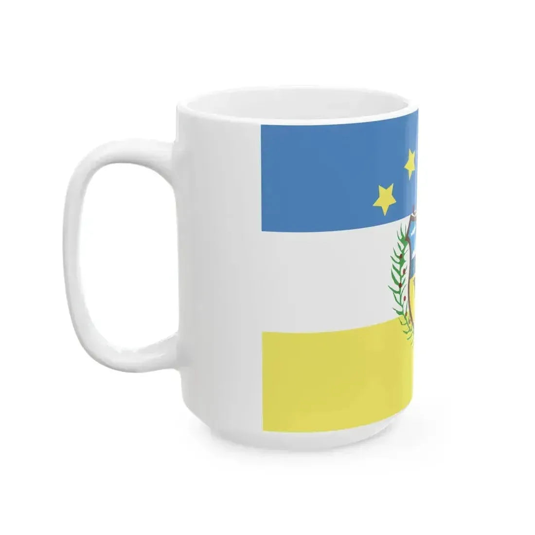 Bandera de la Provincia de Colon-Panama (Panama) White Coffee Mug - Go Mug Yourself