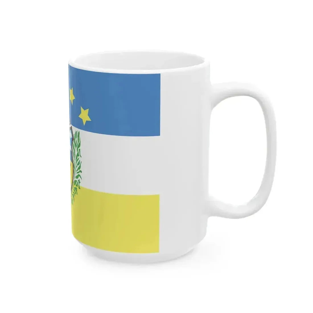 Bandera de la Provincia de Colon-Panama (Panama) White Coffee Mug - Go Mug Yourself