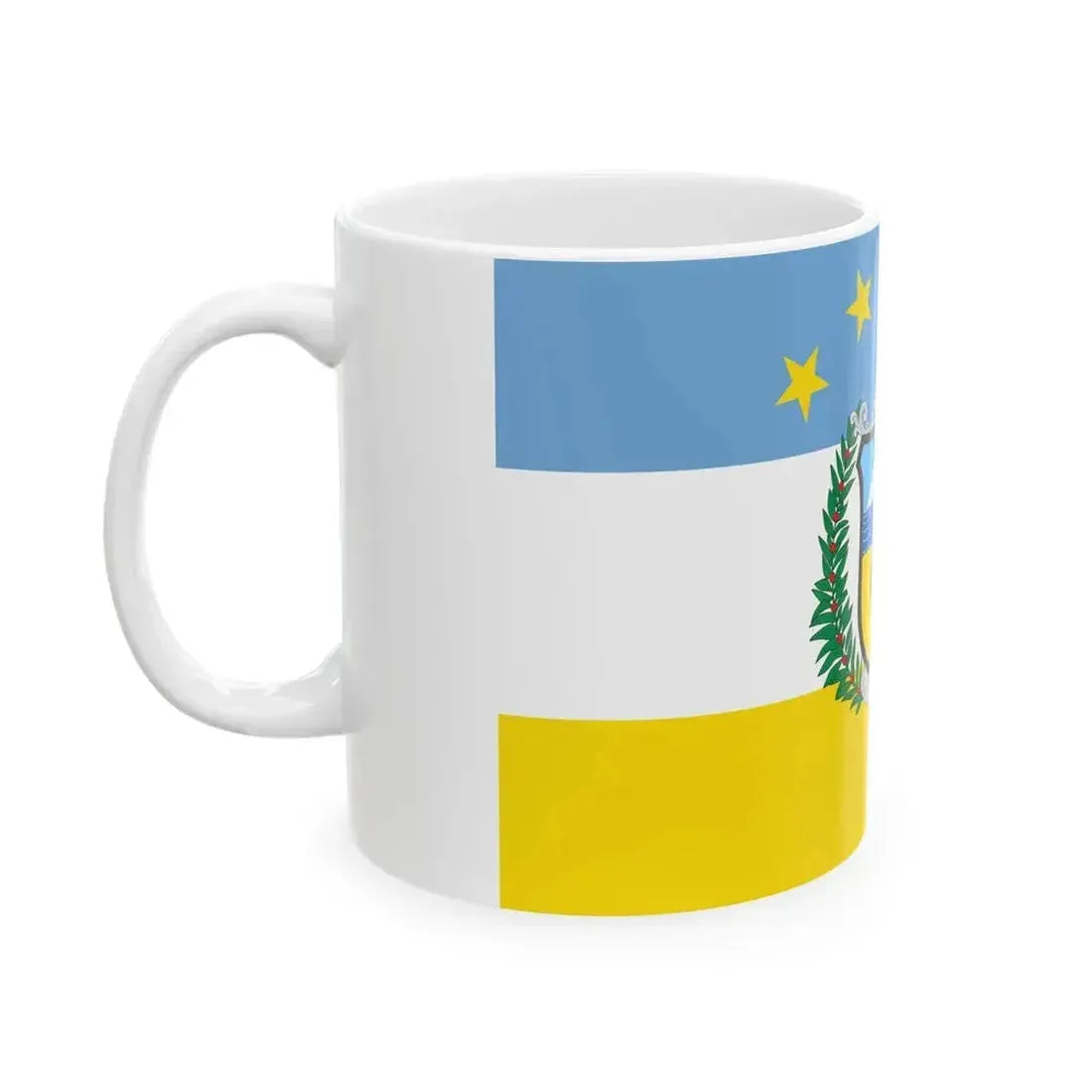 Bandera de la Provincia de Colon (Panama) White Coffee Mug - Go Mug Yourself