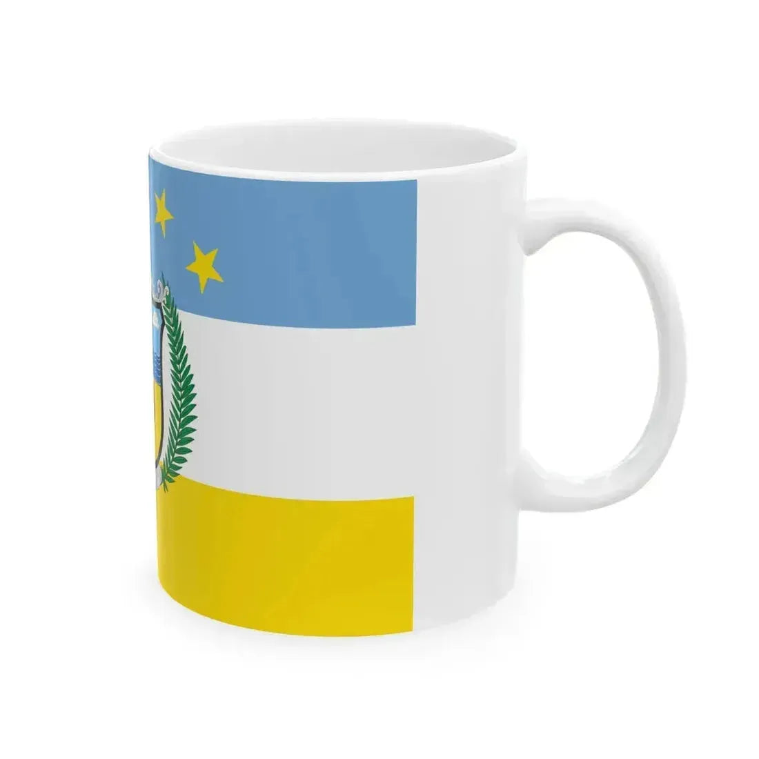Bandera de la Provincia de Colon (Panama) White Coffee Mug - Go Mug Yourself