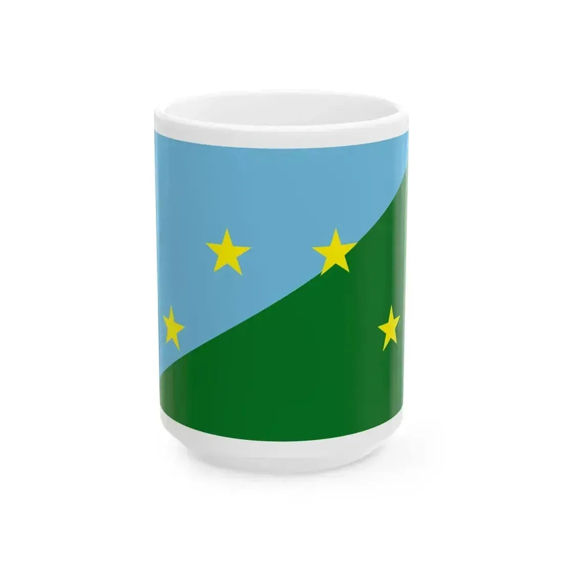 Bandera de la Provincia de Darien (Panama) White Coffee Mug 15oz - Go Mug Yourself