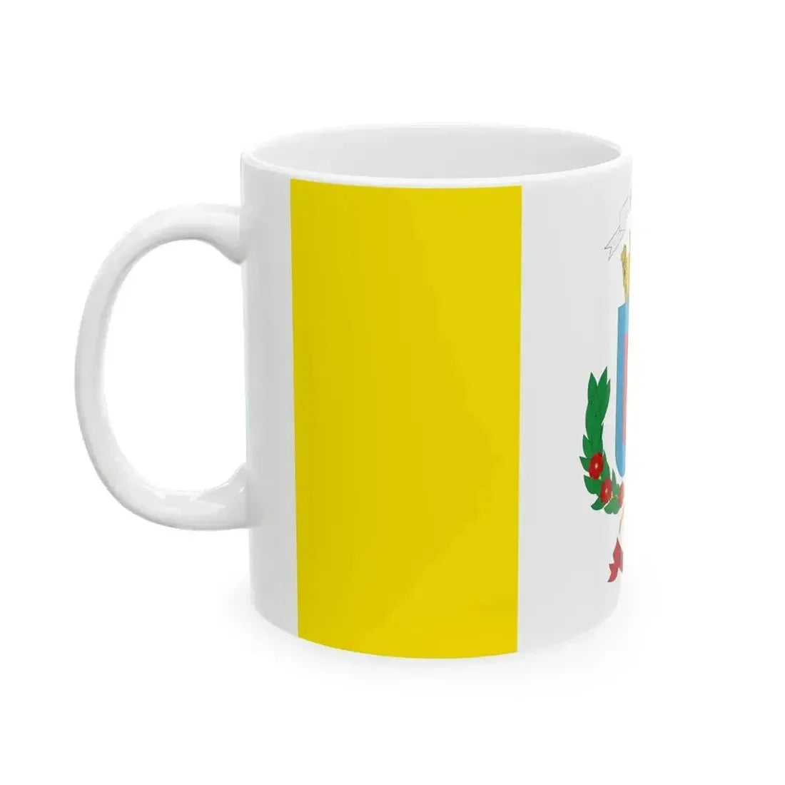 Bandera de la Provincia de Heredia (Costa Rica) White Coffee Mug - Go Mug Yourself