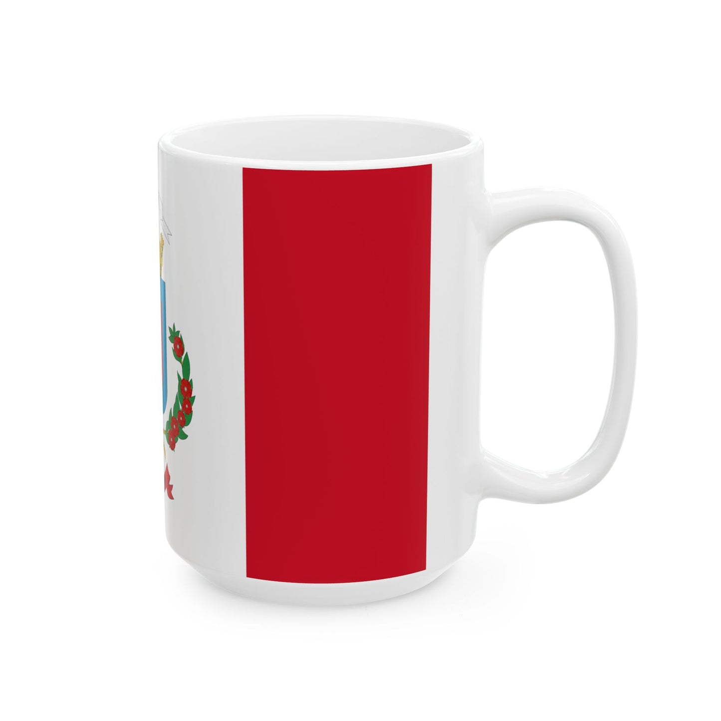 Bandera de la Provincia de Heredia (Costa Rica) White Coffee Mug-Go Mug Yourself