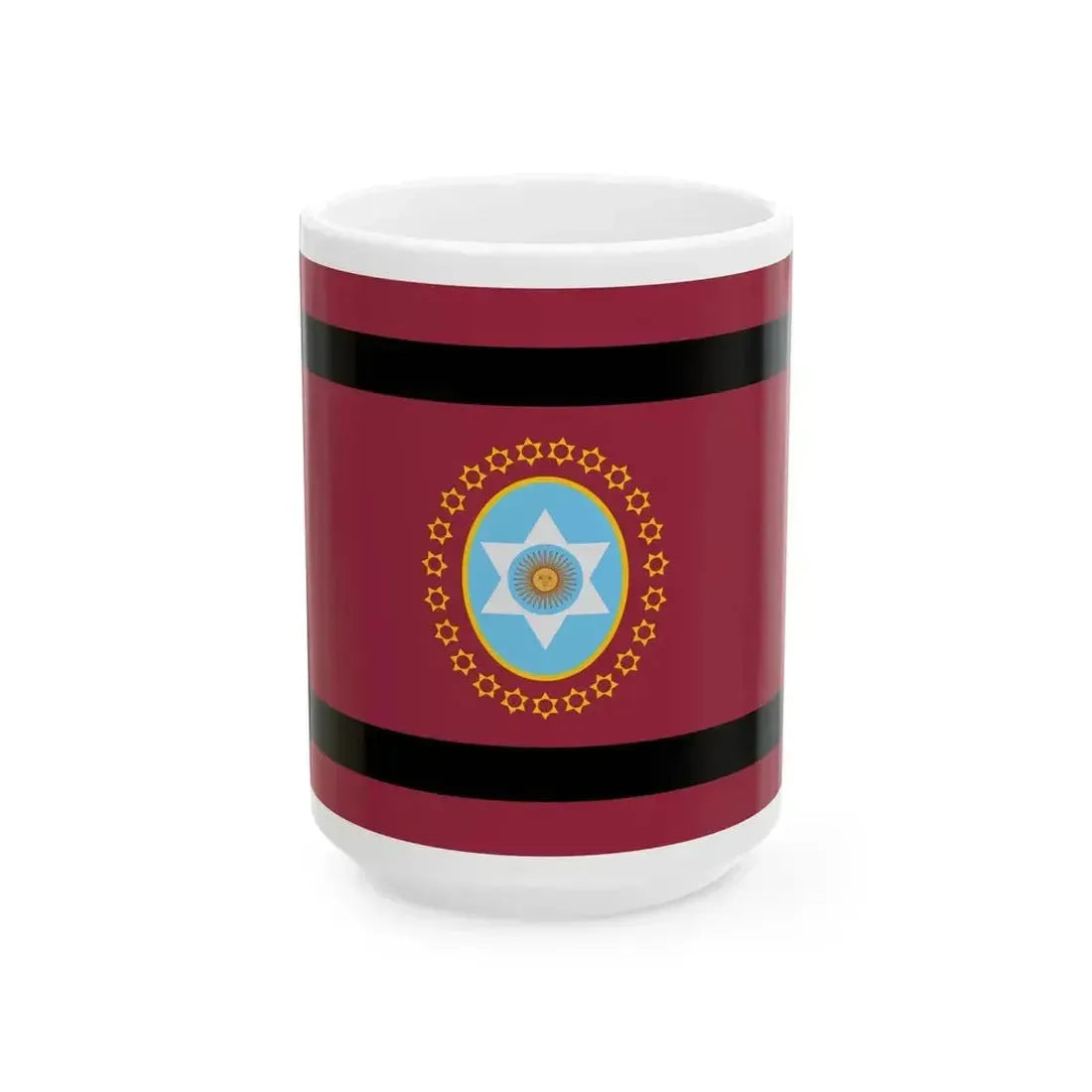 Bandera de la Provincia de Salta (Argentina) White Coffee Mug 15oz - Go Mug Yourself