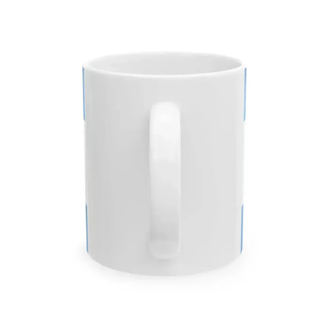 Bandera de la Provincia de San Juan reverso (Argentina) White Coffee Mug - Go Mug Yourself