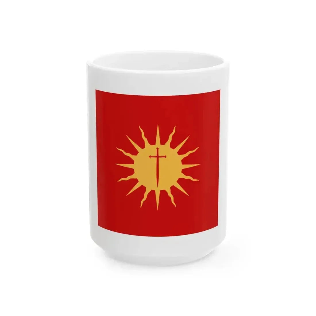 Bandera de la Provincia de Santiago del Estero (Argentina) White Coffee Mug 15oz - Go Mug Yourself