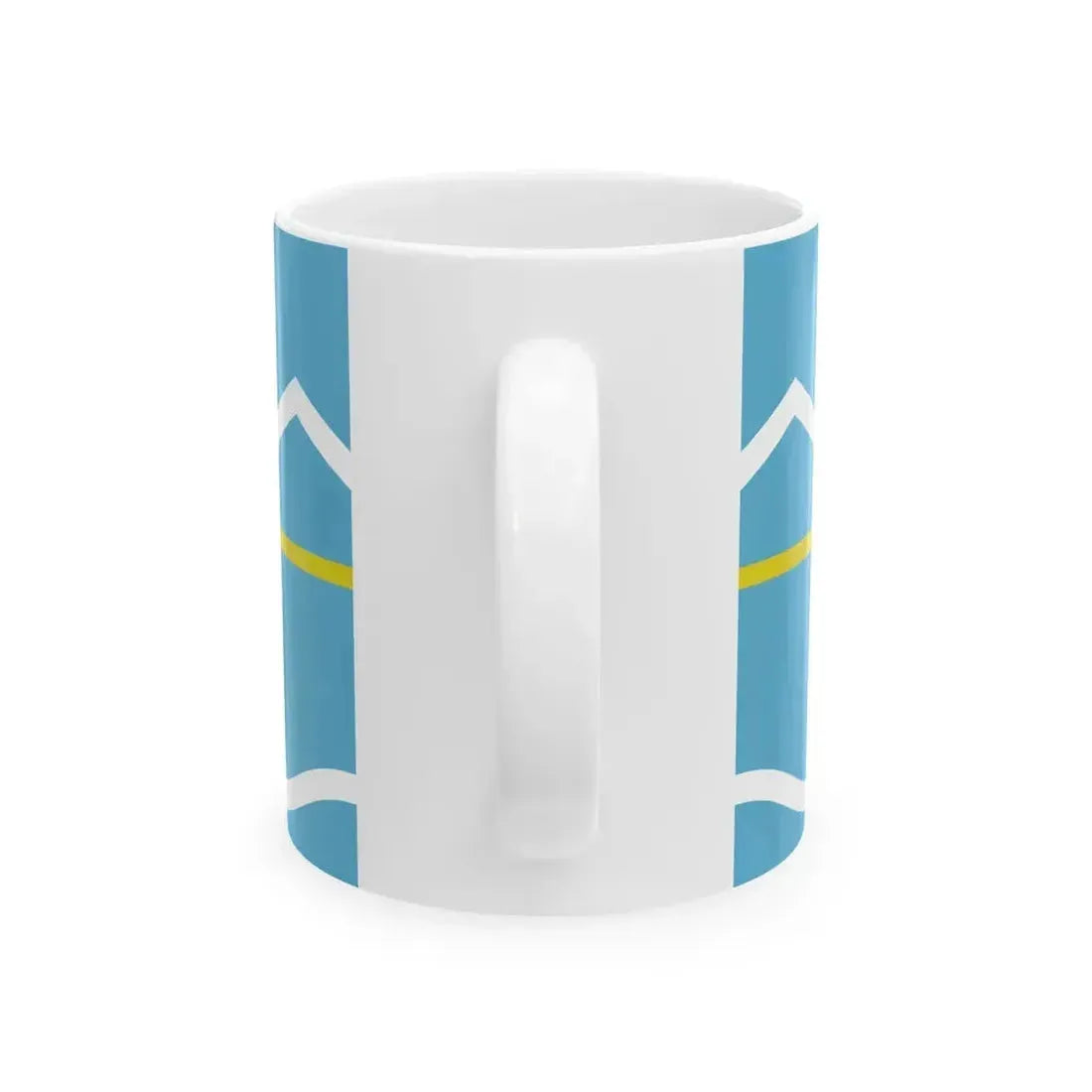 Bandera de la Provincia del Chubut (Argentina) White Coffee Mug - Go Mug Yourself