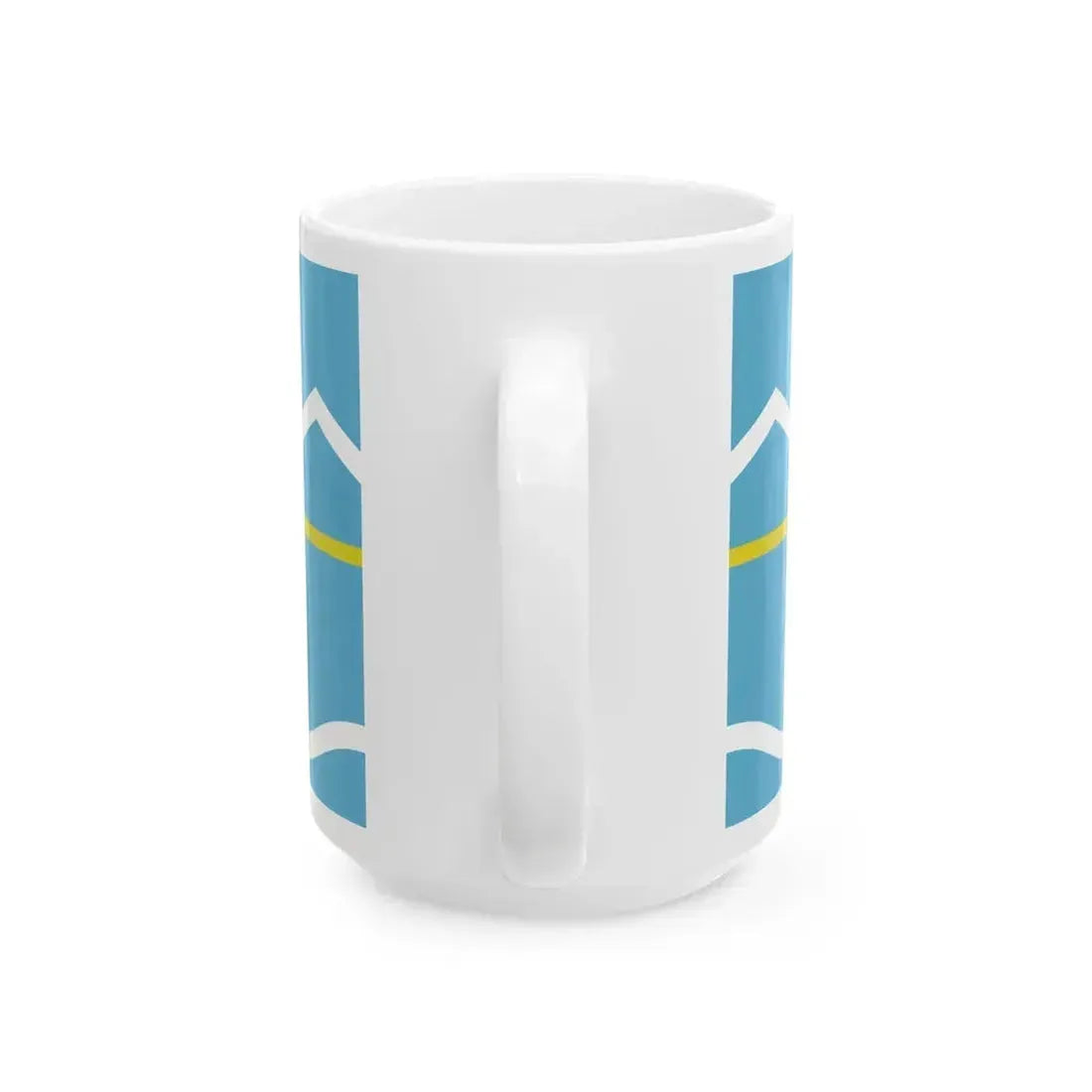 Bandera de la Provincia del Chubut (Argentina) White Coffee Mug - Go Mug Yourself
