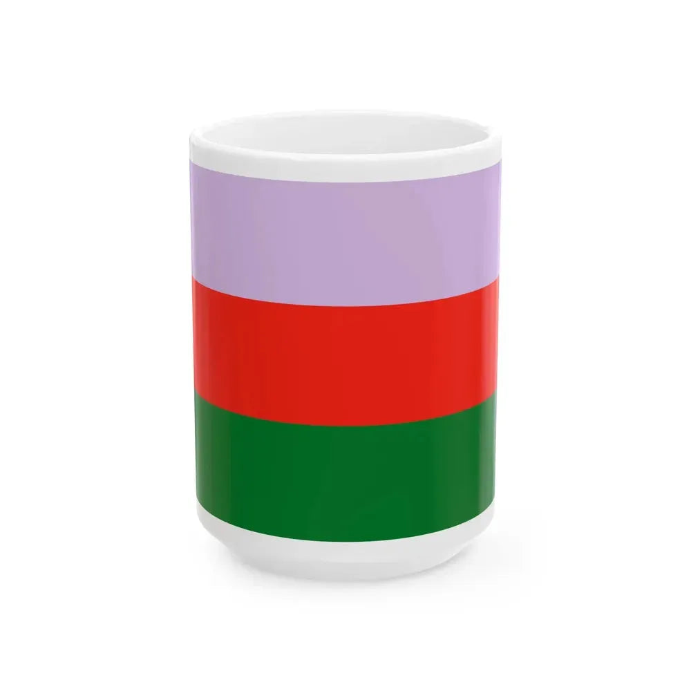 Bandera de la provincia Vaca Diez (Bolivia) White Coffee Mug 15oz - Go Mug Yourself