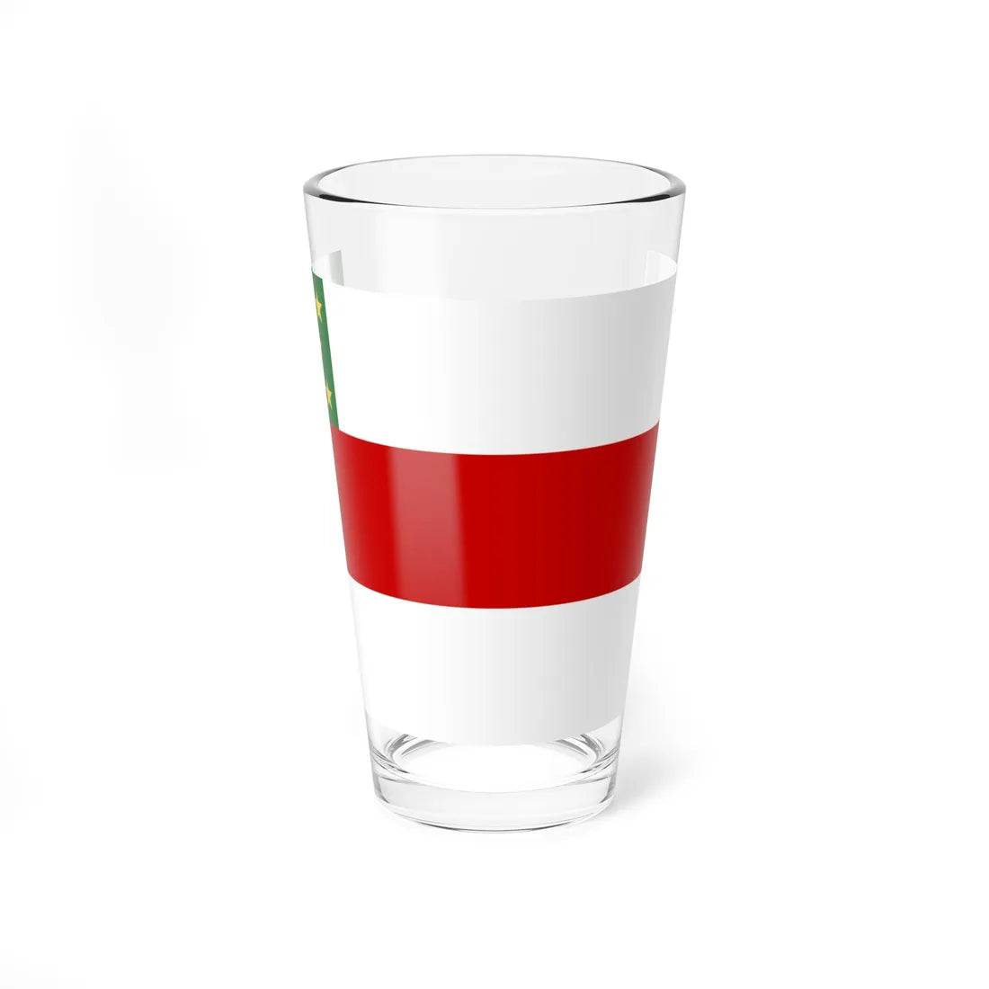 Bandera de la region de Piura (Peru) Pint Glass 16oz 16oz - Go Mug Yourself