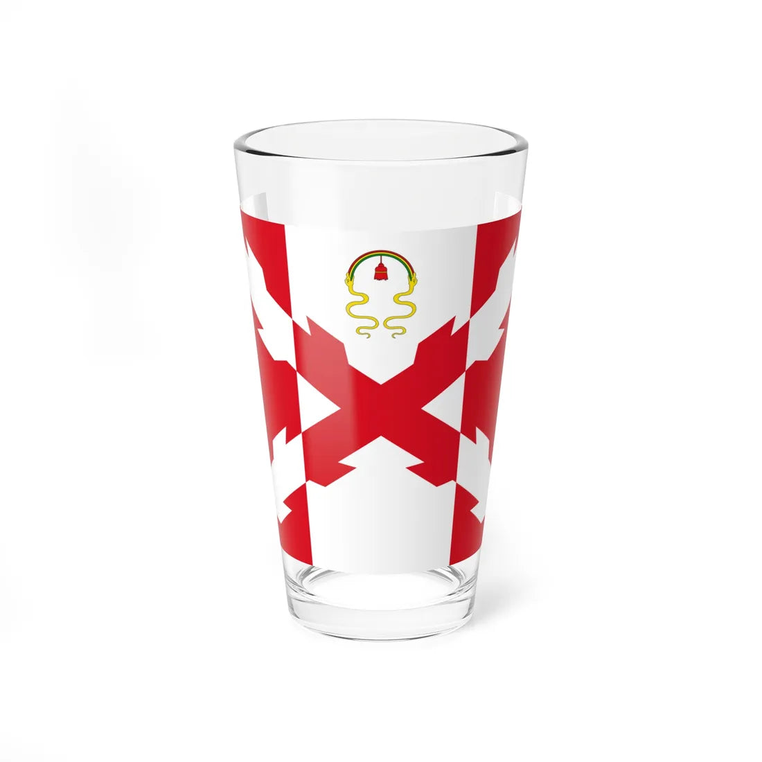 Bandera de la Sociedad de Patriotas (Peru) Pint Glass 16oz 16oz - Go Mug Yourself