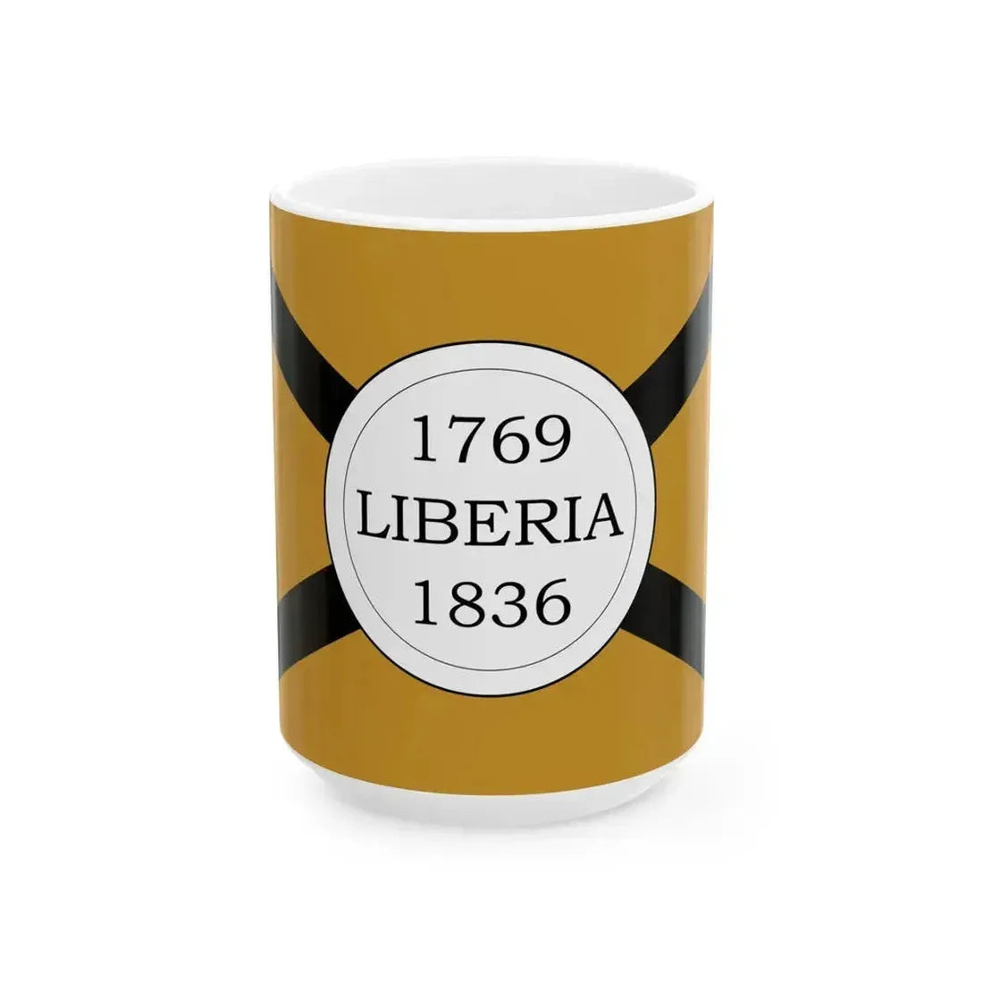 Bandera de Liberia Costa Rica (Costa Rica) White Coffee Mug 15oz - Go Mug Yourself