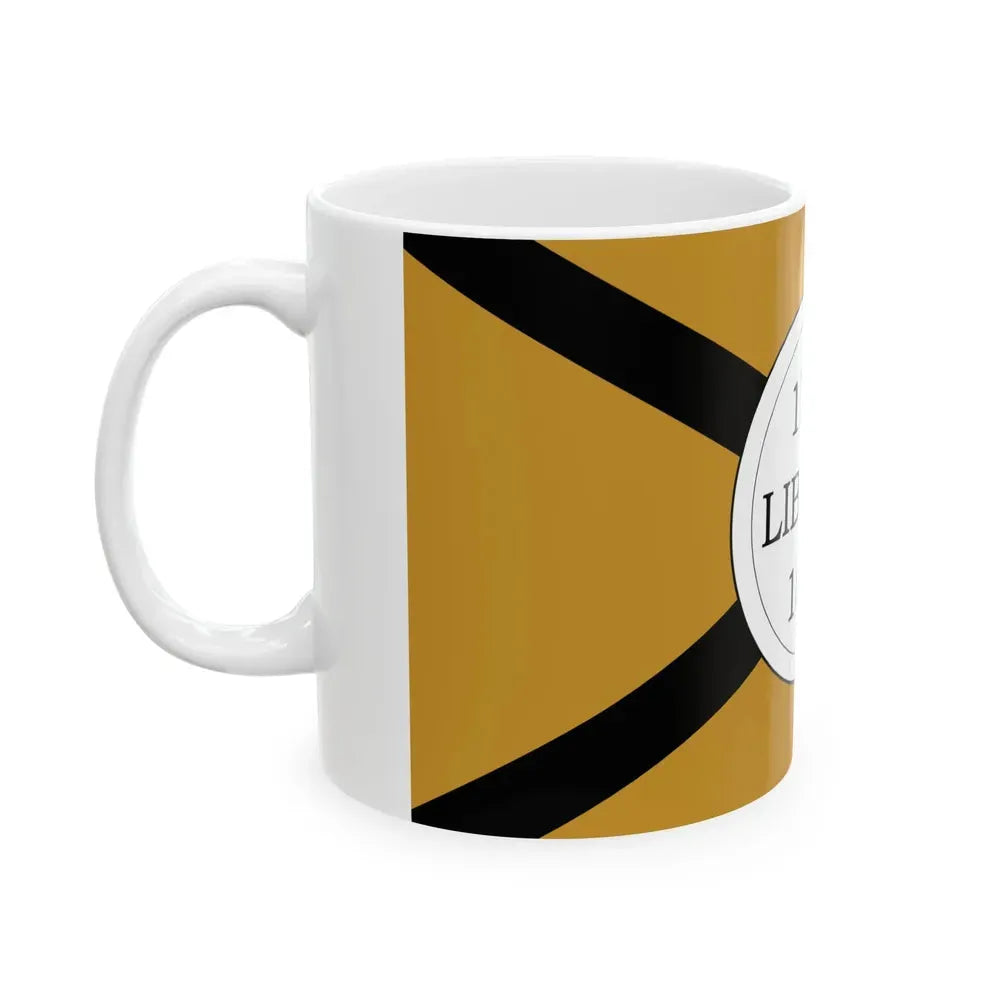 Bandera de Liberia Costa Rica (Costa Rica) White Coffee Mug - Go Mug Yourself