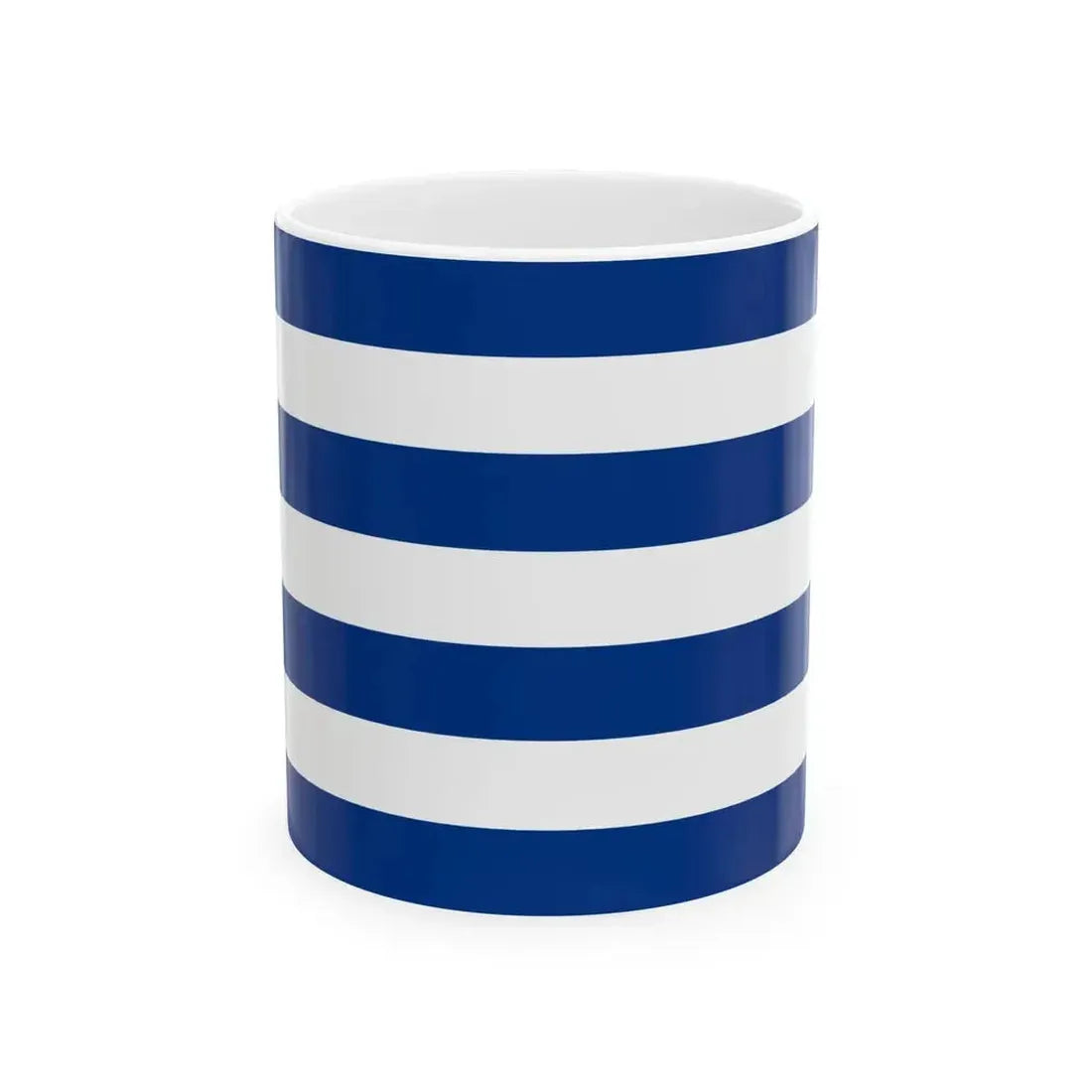 Bandera de los insurgentes Orientales (Argentina) White Coffee Mug 11oz - Go Mug Yourself