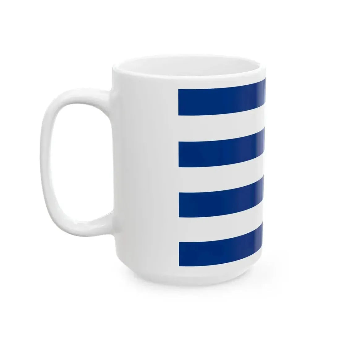 Bandera de los insurgentes Orientales (Argentina) White Coffee Mug - Go Mug Yourself