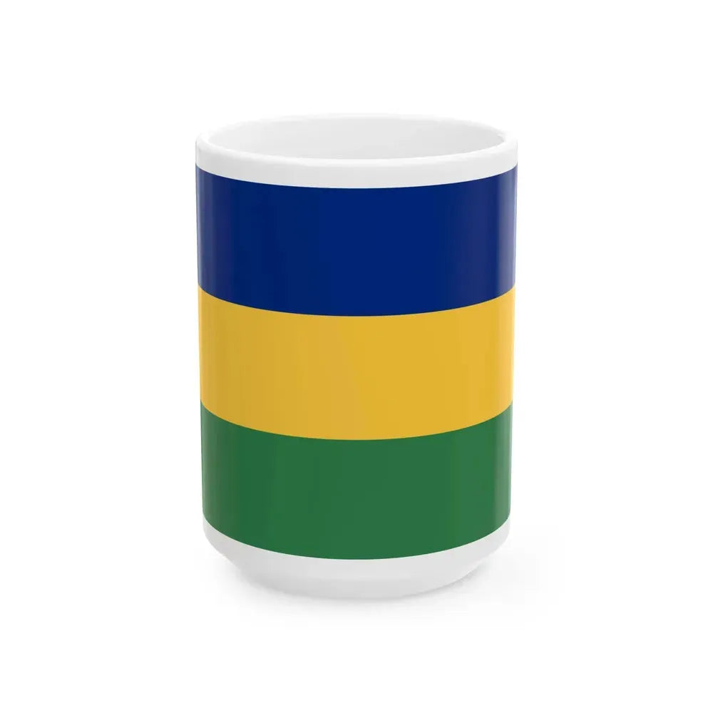 Bandera de Matina Costa Rica (Costa Rica) White Coffee Mug 15oz - Go Mug Yourself