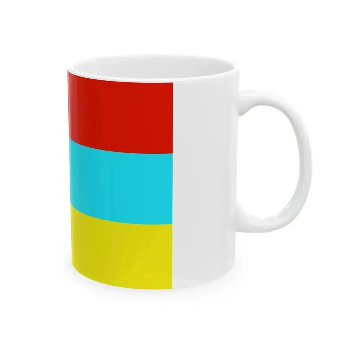 Bandera de Meghalaya (India) White Coffee Mug - Go Mug Yourself