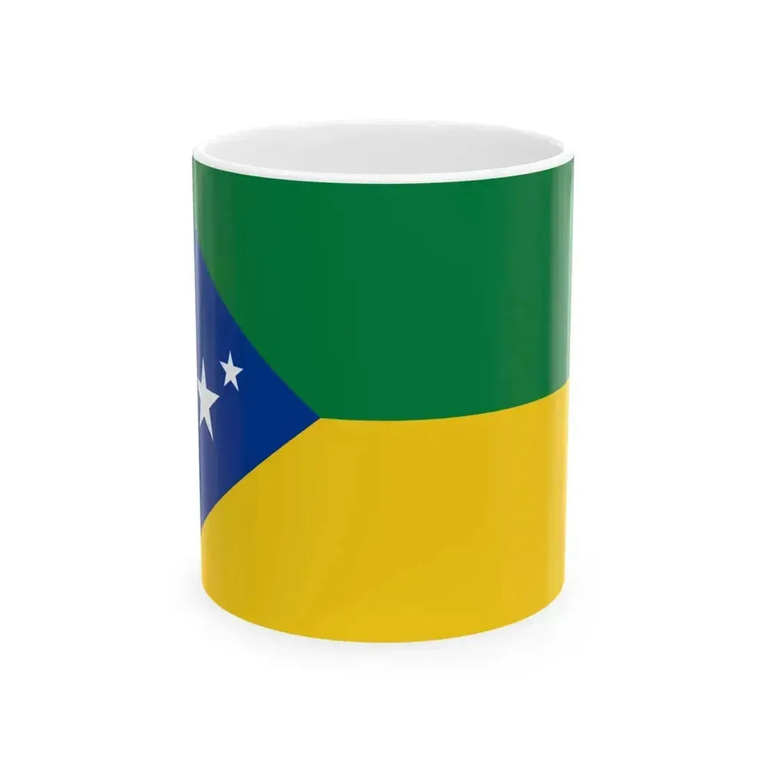 Bandera de Mera (Ecuador) White Coffee Mug 11oz - Go Mug Yourself