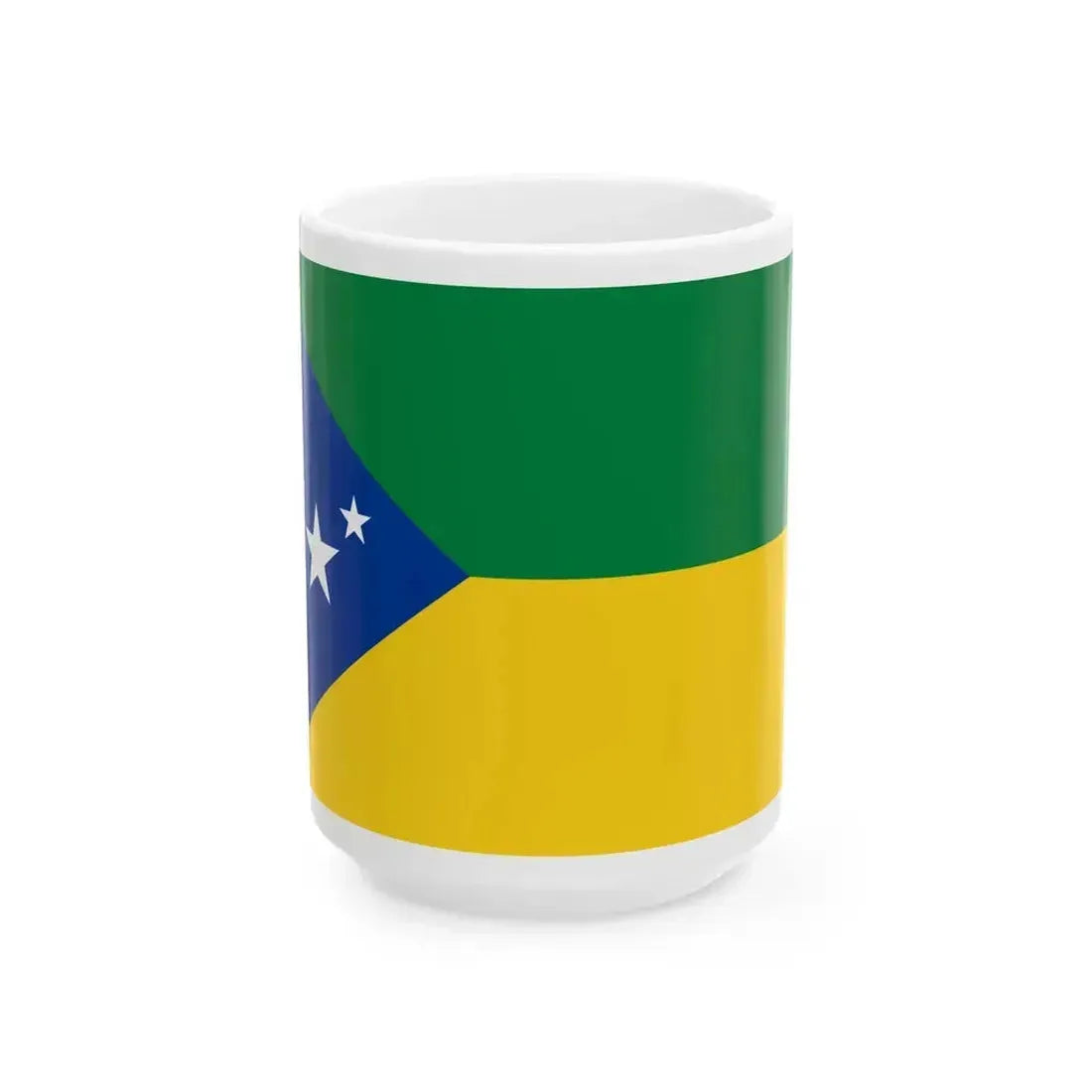 Bandera de Mera (Ecuador) White Coffee Mug 15oz - Go Mug Yourself