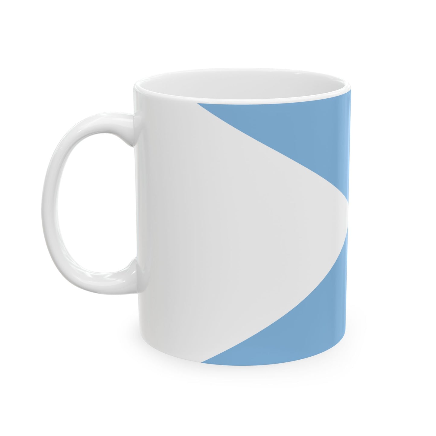 Bandera de Montes de Oca (Costa Rica) White Coffee Mug-Go Mug Yourself