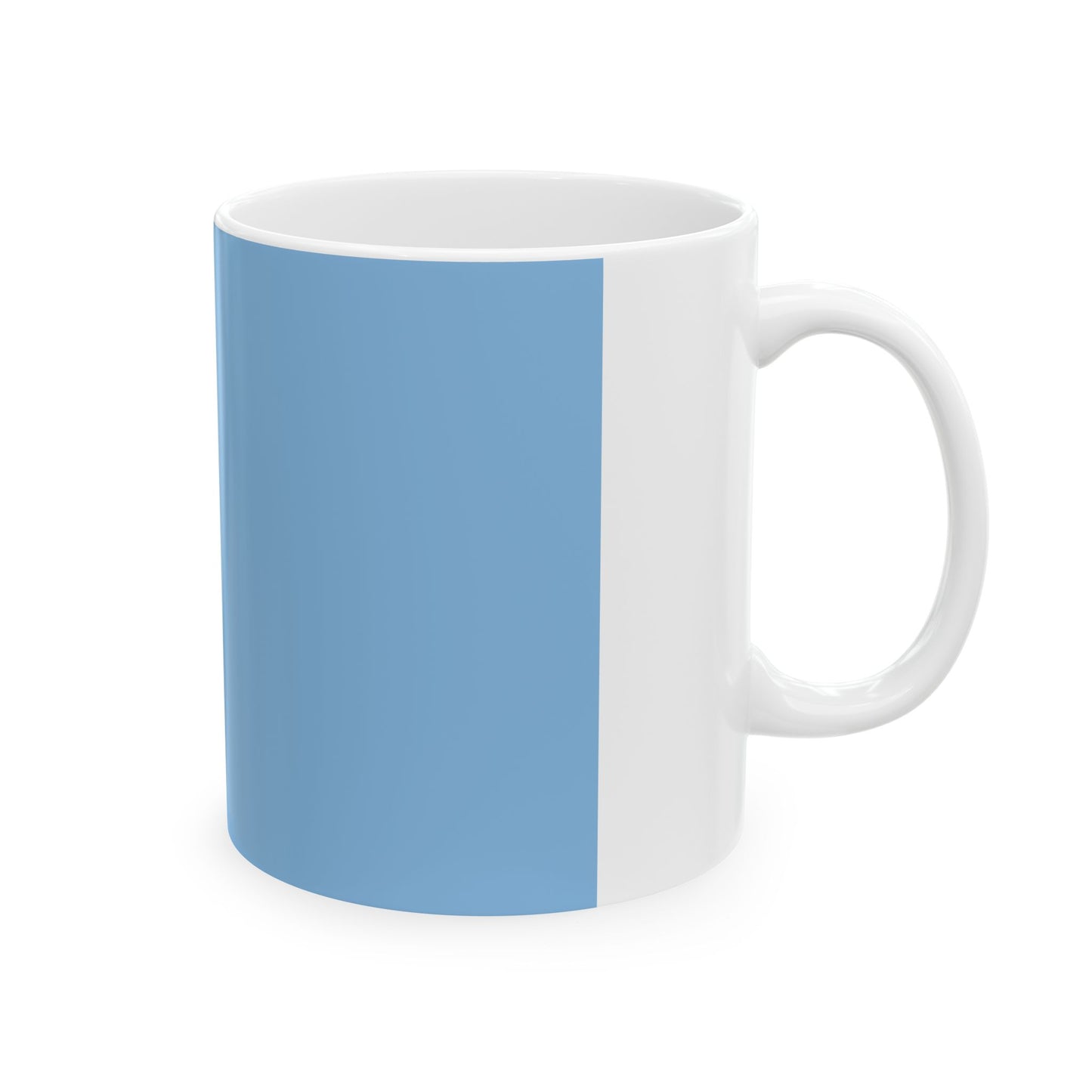 Bandera de Montes de Oca (Costa Rica) White Coffee Mug-Go Mug Yourself