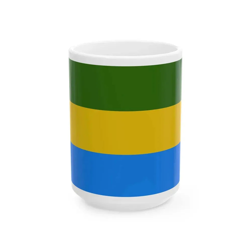 Bandera de Nandayure Costa Rica (Costa Rica) White Coffee Mug 15oz - Go Mug Yourself