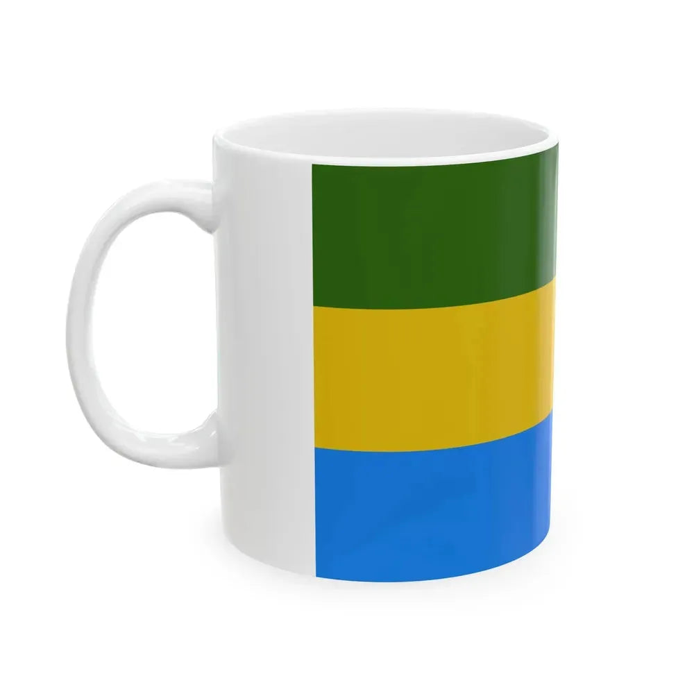 Bandera de Nandayure Costa Rica (Costa Rica) White Coffee Mug - Go Mug Yourself