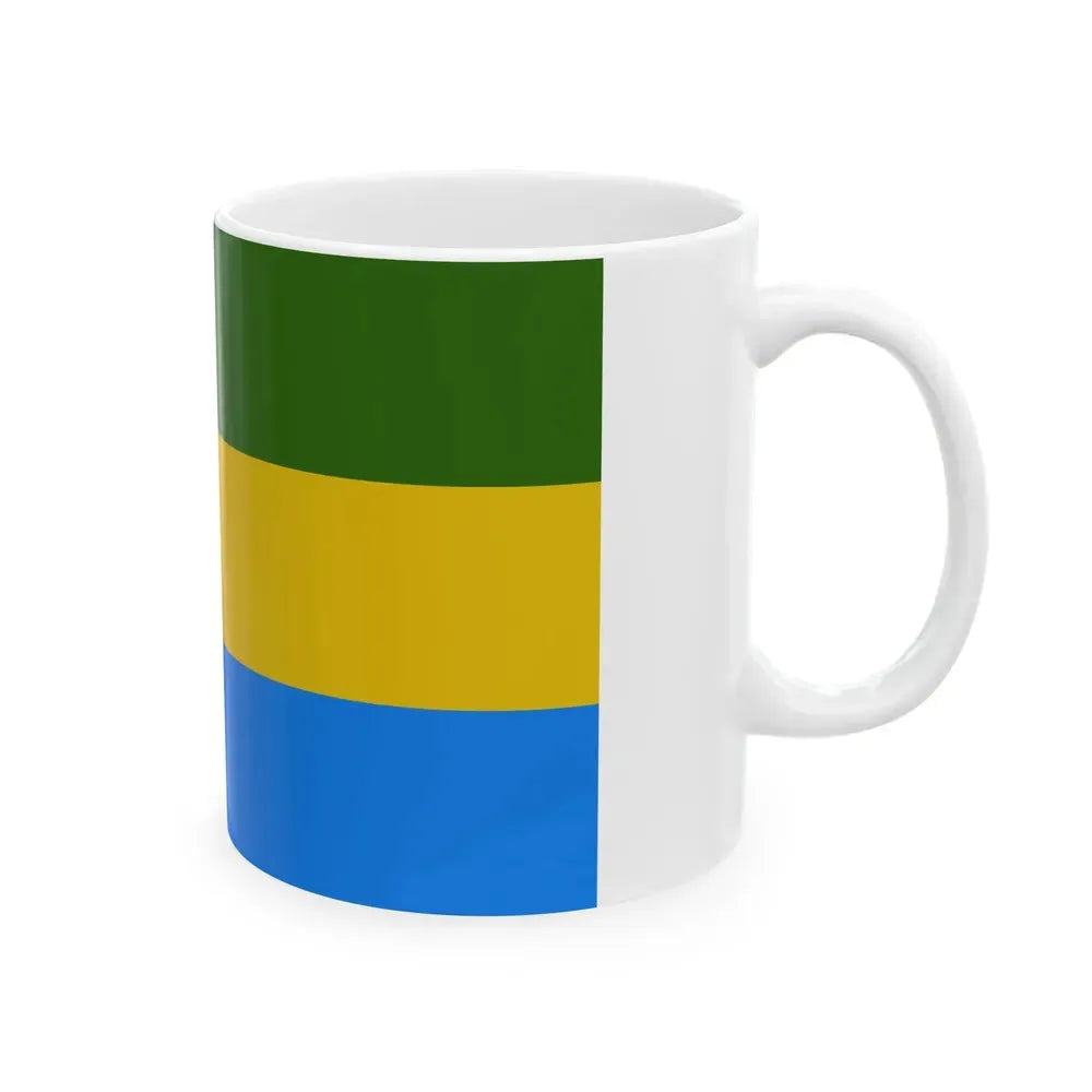 Bandera de Nandayure Costa Rica (Costa Rica) White Coffee Mug - Go Mug Yourself