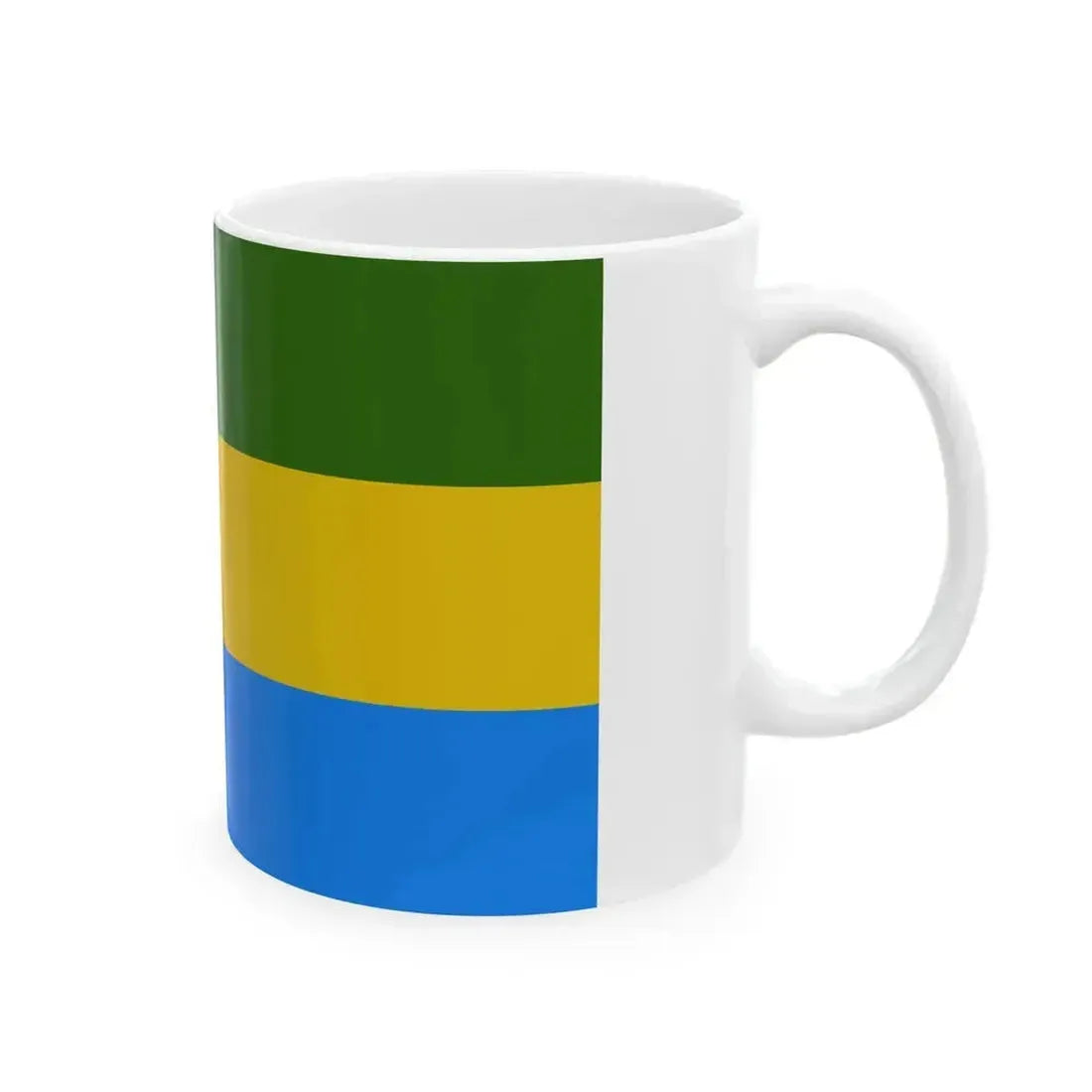 Bandera de Nandayure Costa Rica (Costa Rica) White Coffee Mug - Go Mug Yourself