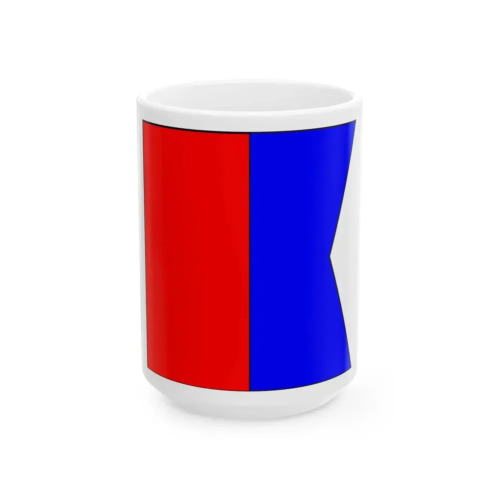 Bandera de Nuevitas 1845 (Cuba) White Coffee Mug 15oz - Go Mug Yourself