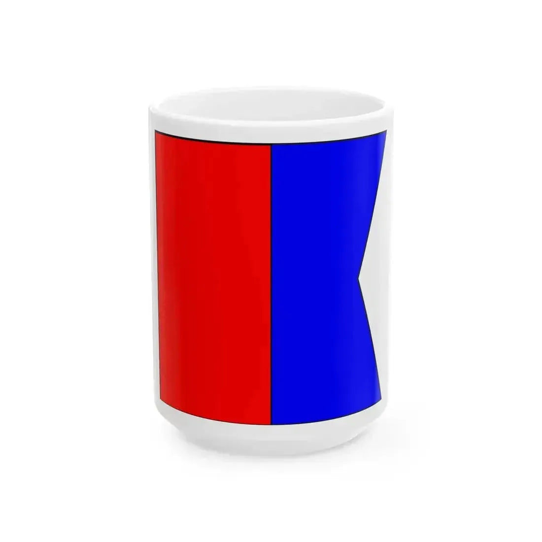 Bandera de Nuevitas 1845 (Cuba) White Coffee Mug 15oz - Go Mug Yourself
