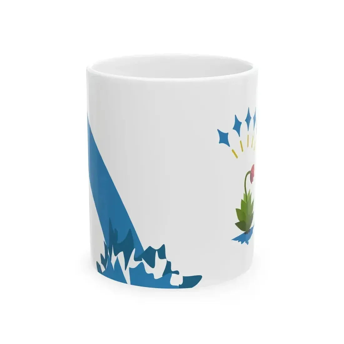Bandera de Oreamuno Costa Rica (Costa Rica) White Coffee Mug 11oz - Go Mug Yourself