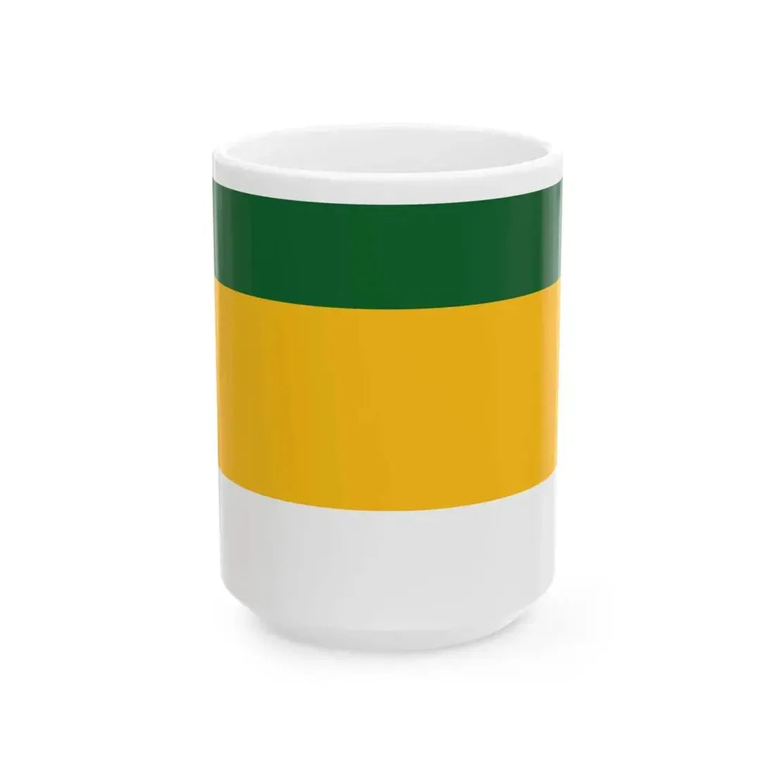 Bandera de Orotina Costa Rica (Costa Rica) White Coffee Mug 15oz - Go Mug Yourself