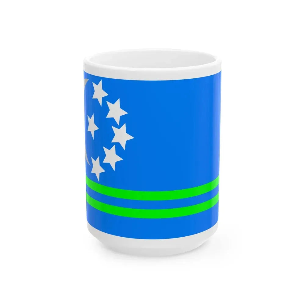 Bandera de Osa (Costa Rica) White Coffee Mug 15oz - Go Mug Yourself