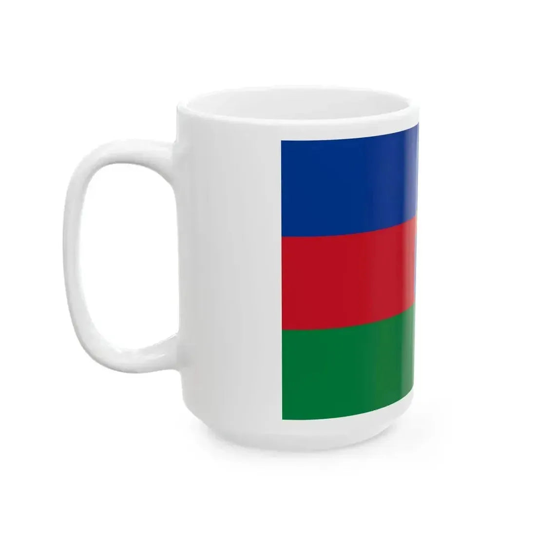 Bandera de Otavalo (Ecuador) White Coffee Mug - Go Mug Yourself