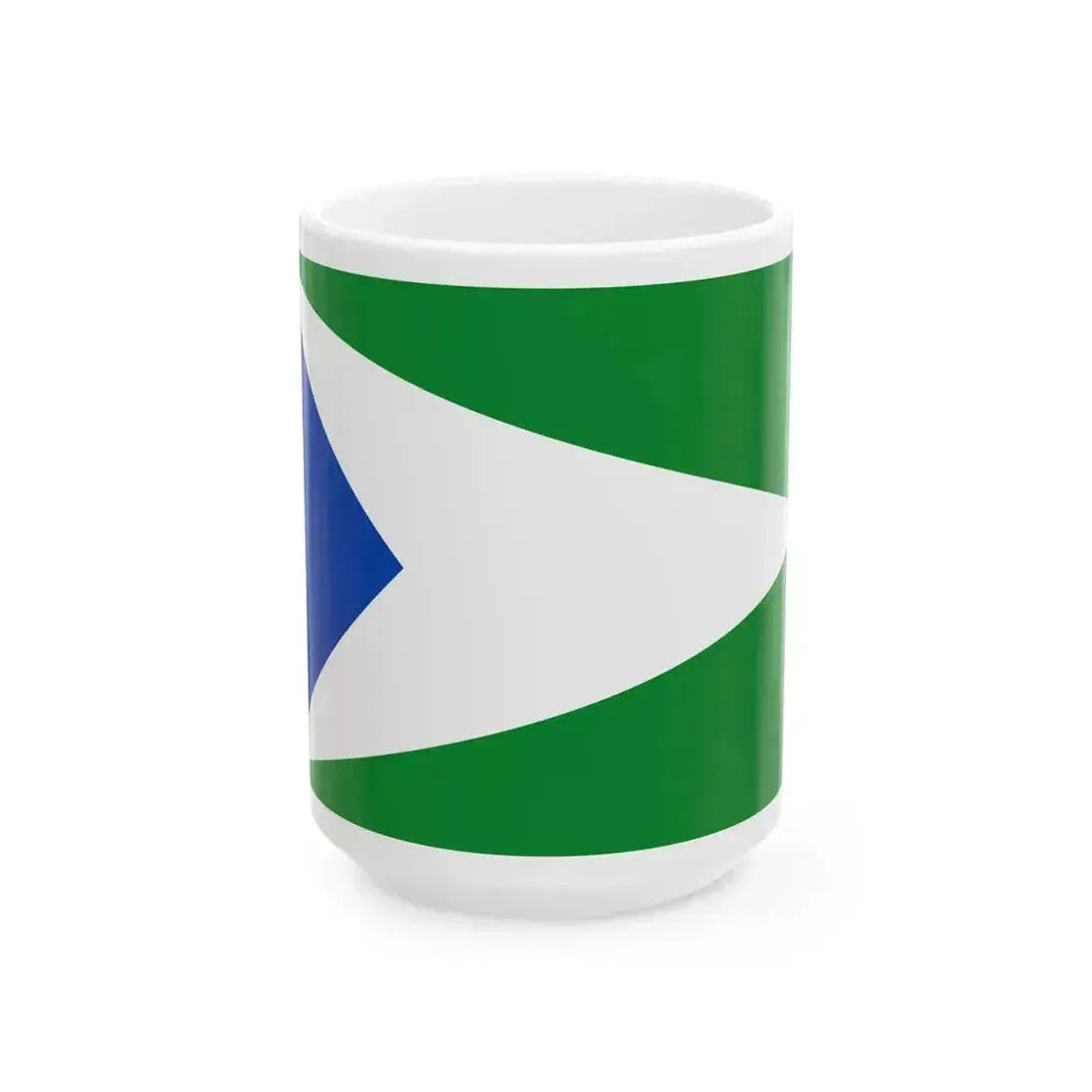 Bandera de Oxapampa (Peru) White Coffee Mug 15oz - Go Mug Yourself