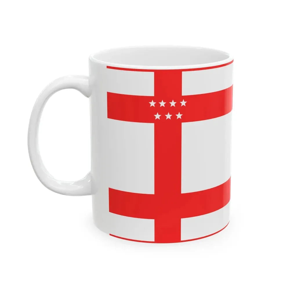 Bandera de Palmares (Costa Rica) White Coffee Mug - Go Mug Yourself