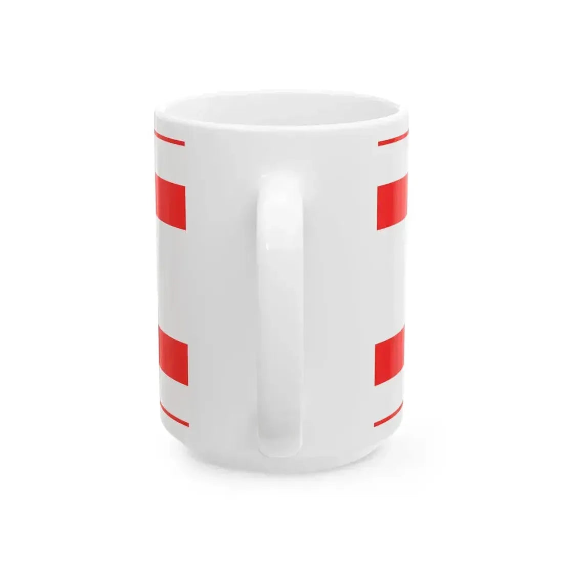 Bandera de Palmares (Costa Rica) White Coffee Mug - Go Mug Yourself