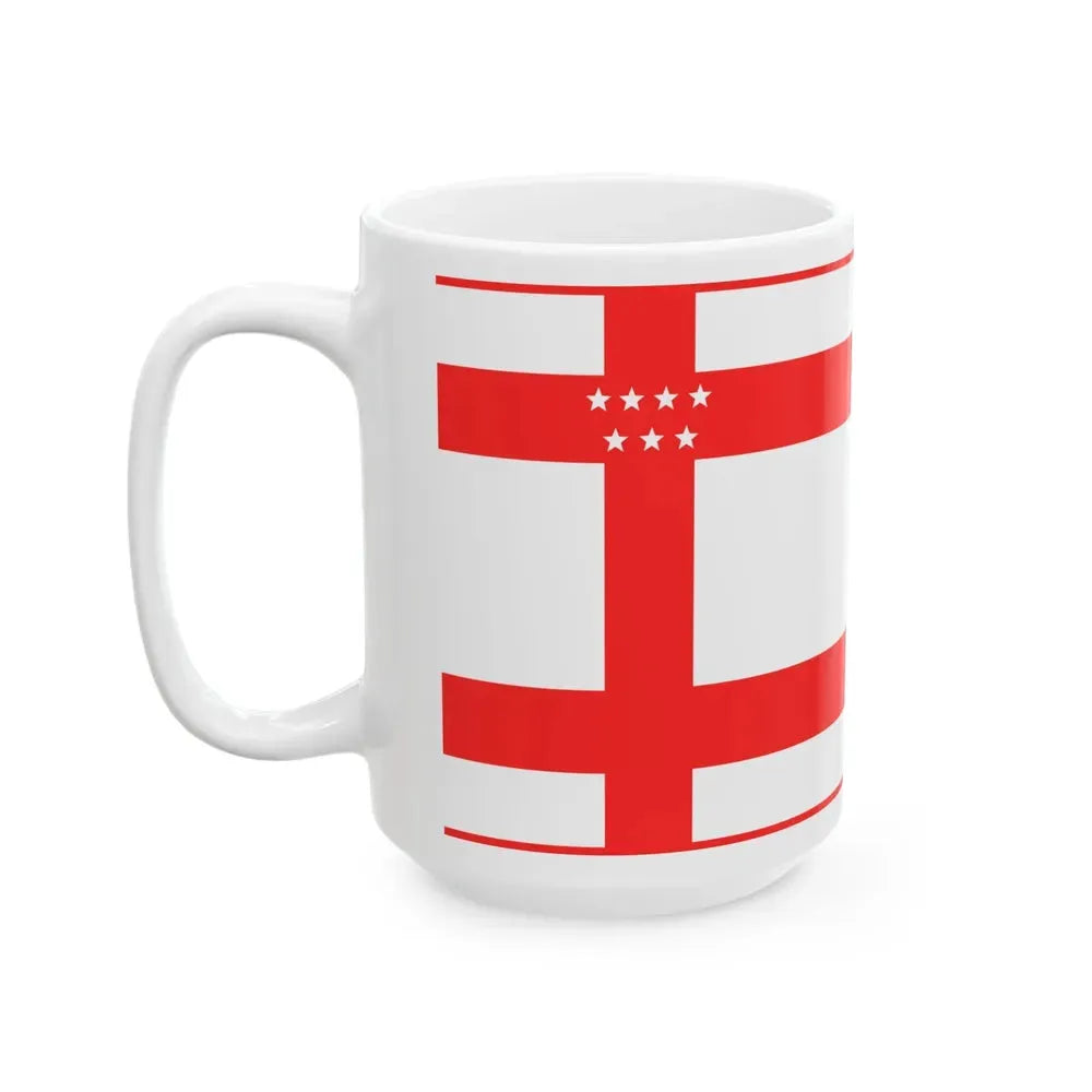 Bandera de Palmares (Costa Rica) White Coffee Mug - Go Mug Yourself