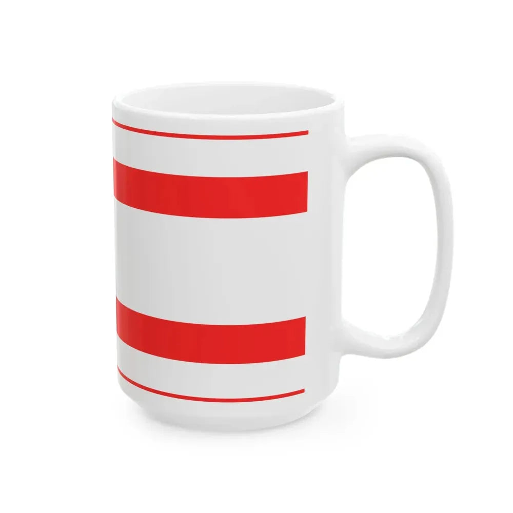 Bandera de Palmares (Costa Rica) White Coffee Mug - Go Mug Yourself