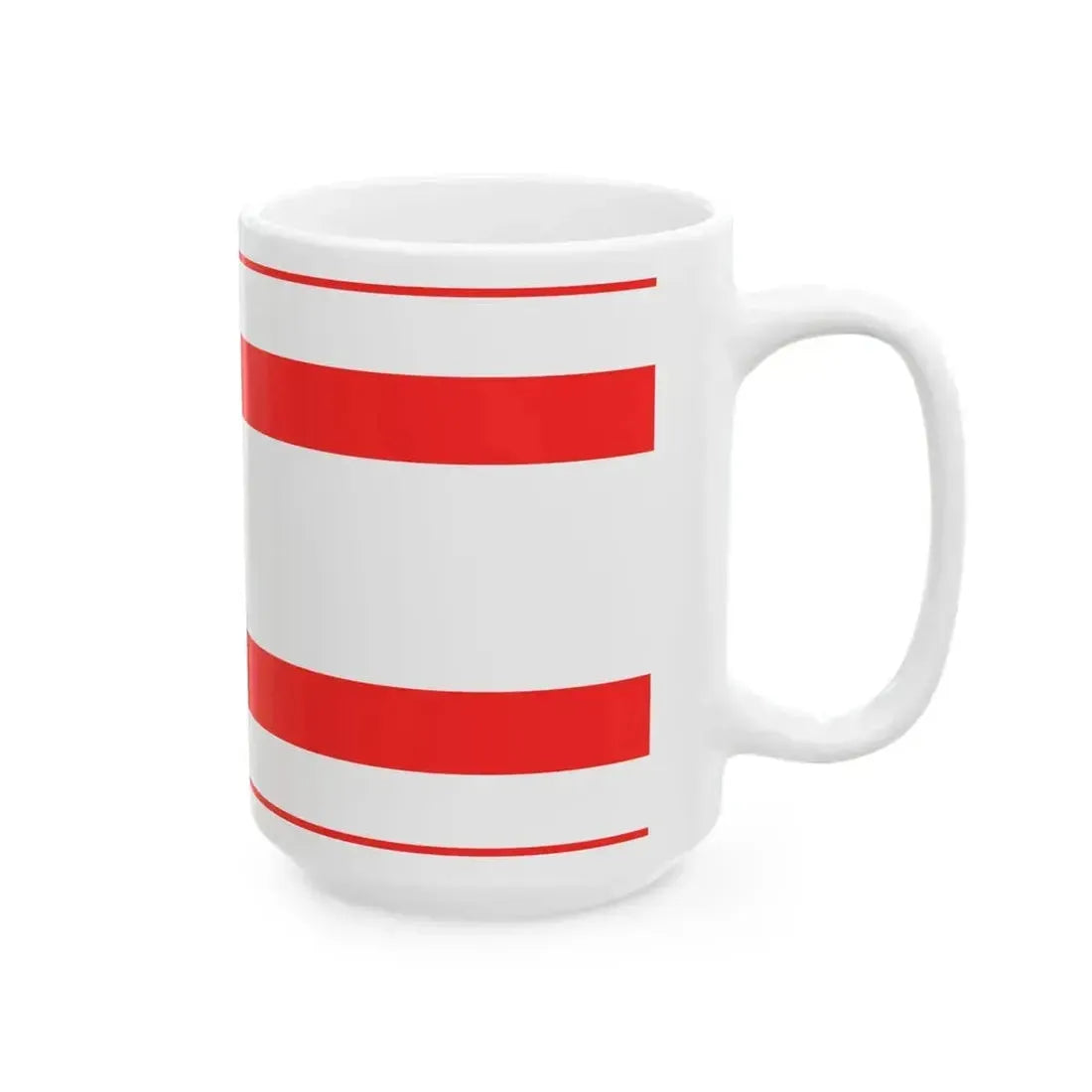 Bandera de Palmares (Costa Rica) White Coffee Mug - Go Mug Yourself