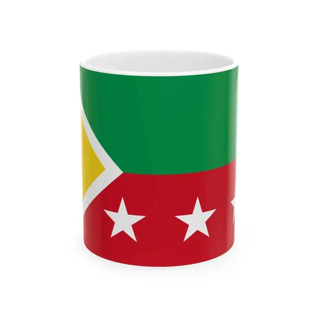 Bandera de Paquisha (Ecuador) White Coffee Mug 11oz - Go Mug Yourself