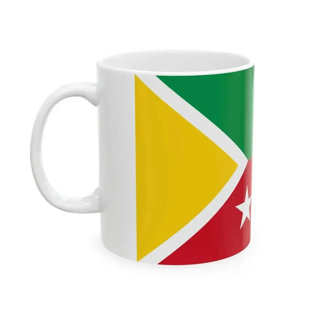 Bandera de Paquisha (Ecuador) White Coffee Mug - Go Mug Yourself